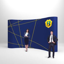 Messewand gebogen M