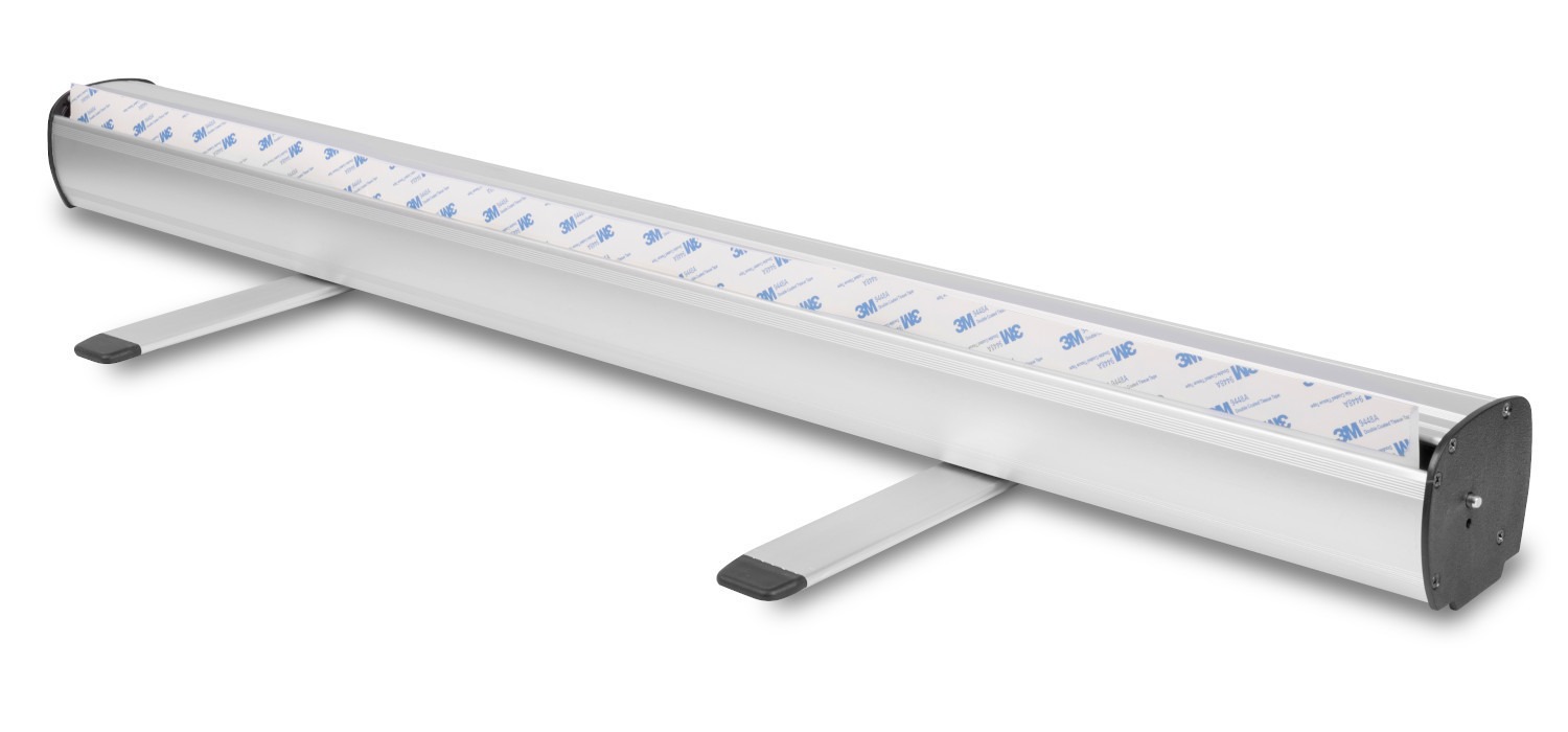 Aluminium-Kassette des Roll-Up Standard mit Standfüssen