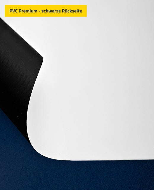 Premium Banner, Druck auf glatter Oberfläche