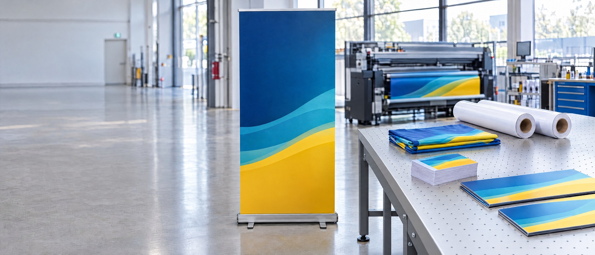 Gedruckte Banner, Roll-up und Displays von Bannerheld